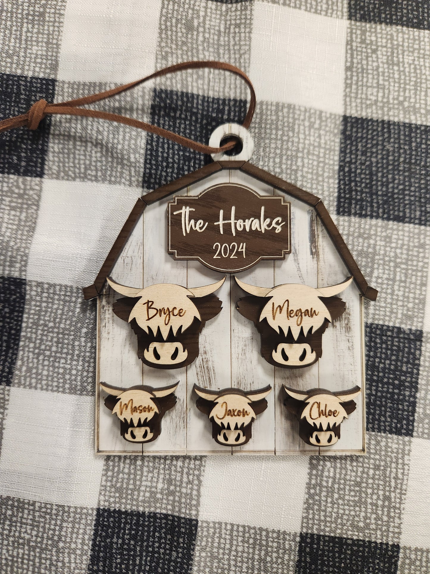 Personalized Barn Ornament