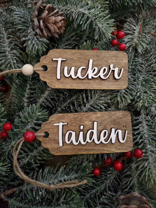 Stocking Tag | Personalized Name Tag
