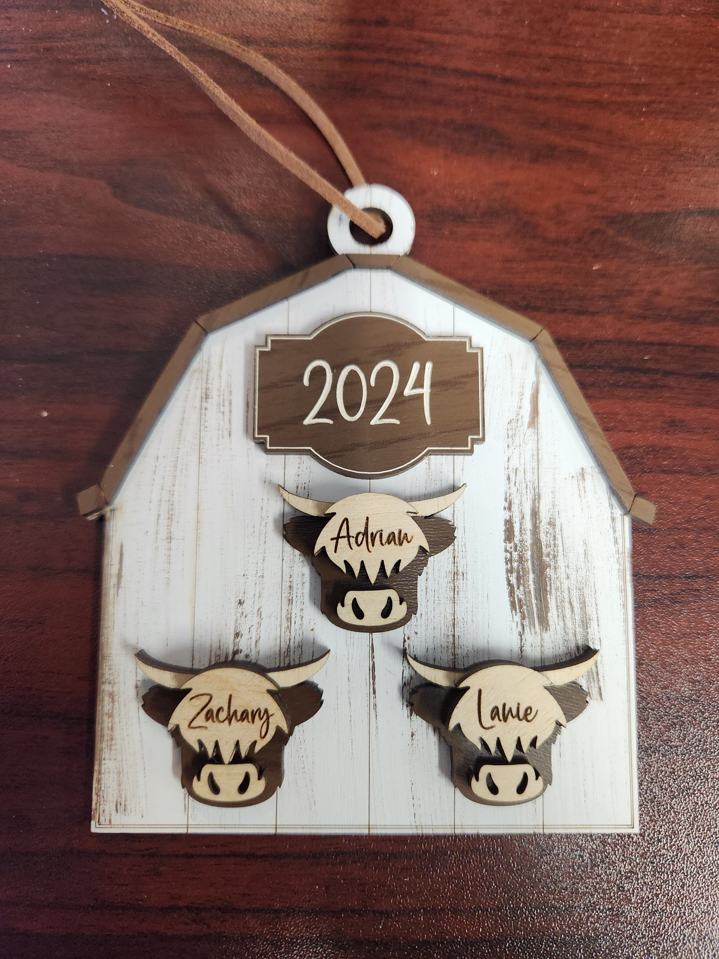 Personalized Barn Ornament