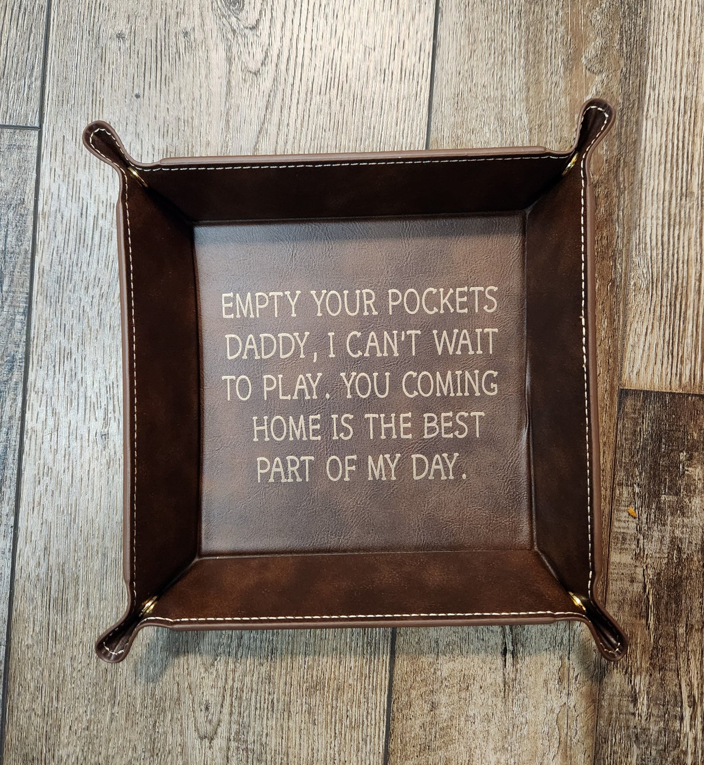 Leatherette Daddy Tray