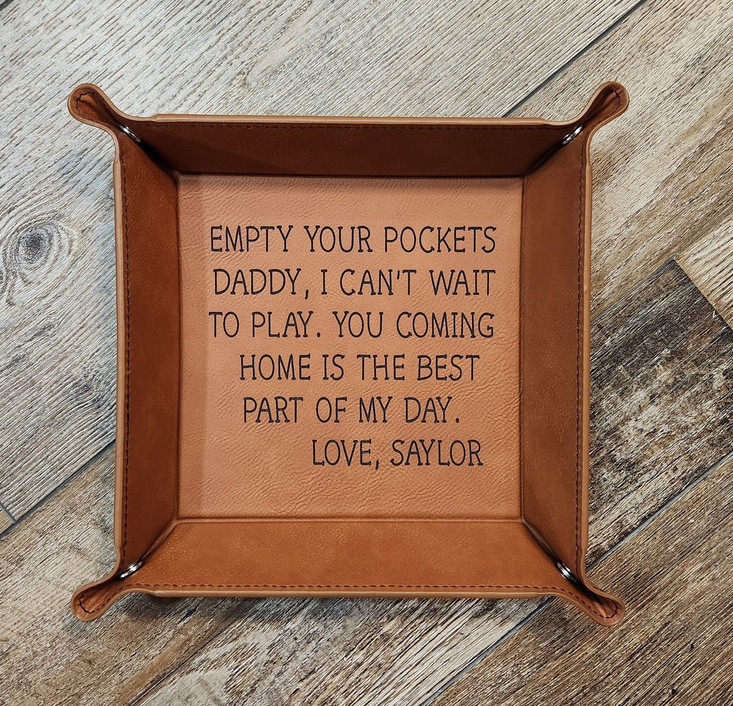 Leatherette Daddy Tray