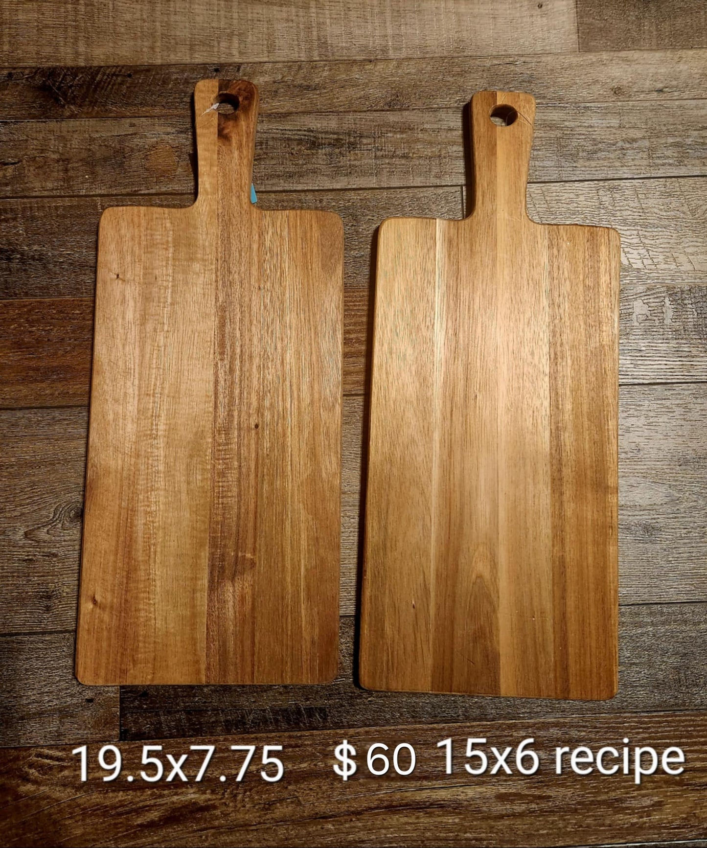 🪵 Custom Engraved Cutting Board – Personalized with Logo or Handwritten Recipe