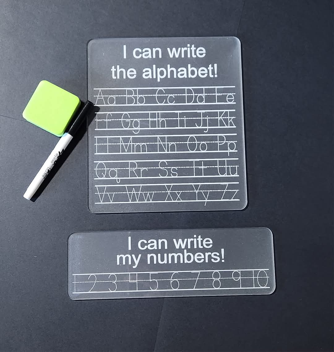 ABCs and 123s Tracing Board