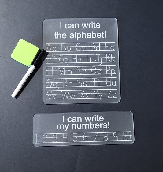 ABCs and 123s Tracing Board
